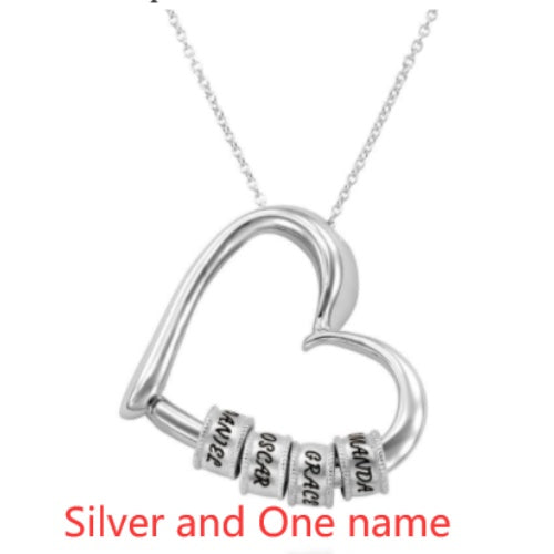 Herzkette mit Ringnamen