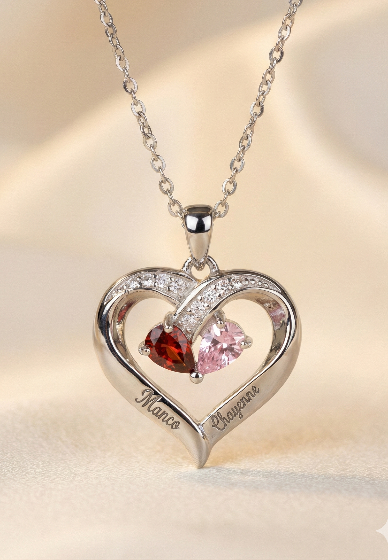 Herzkette "Unzertrennlich"