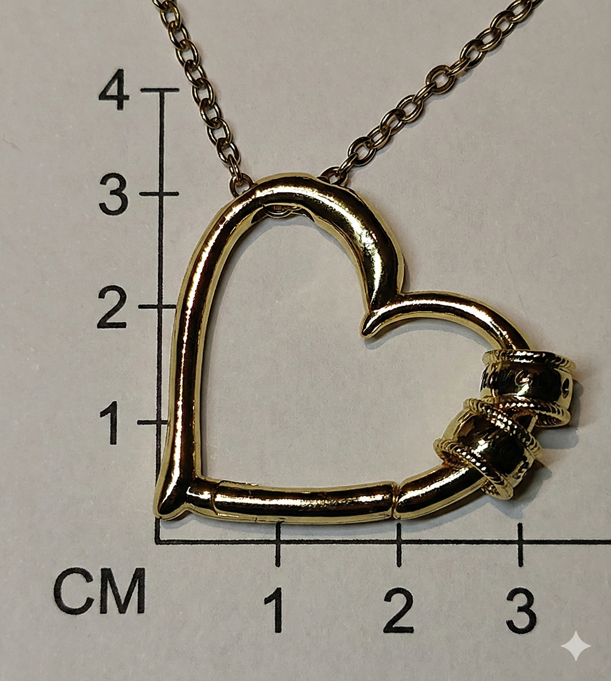 "Ewig Verbunden" – Herzkette mit Namensringen